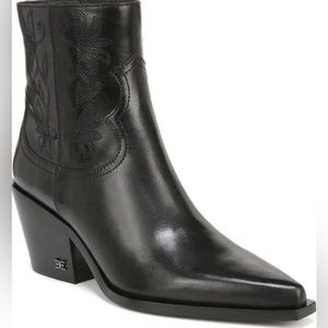 Sam Edelman Wilda Pointed Toe Black Boot Women’s Size 10